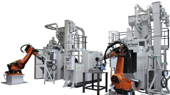 RWK swing chamber blast machine