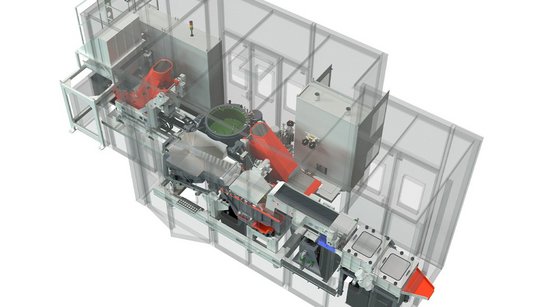 centrifugal disk finishing machine 