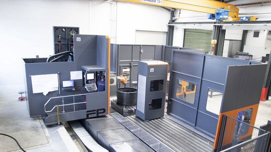 Column milling and drilling center