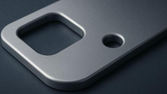 Cleaned and polished stamped part