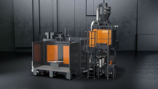 Rösler High-pressure water jetting AST Machine