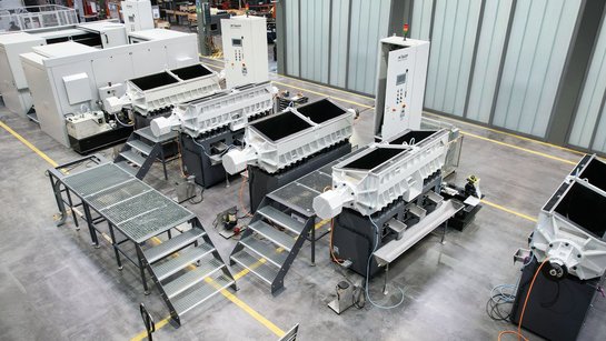 Production cells under construction