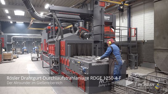 Rösler RDGE 1250 F gaasband machine