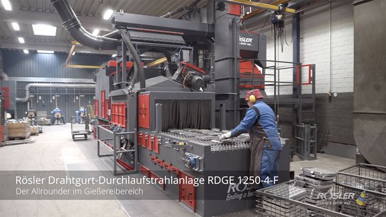 Drahtgurtstrahlanlage RDGE 1250 F