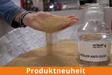 Rösler Anti-Dust: Additive zur Staubbindung bei Trocknungsprozessen mit Trockenmitteln