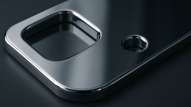 Component after processing with the Keramo-Finish process