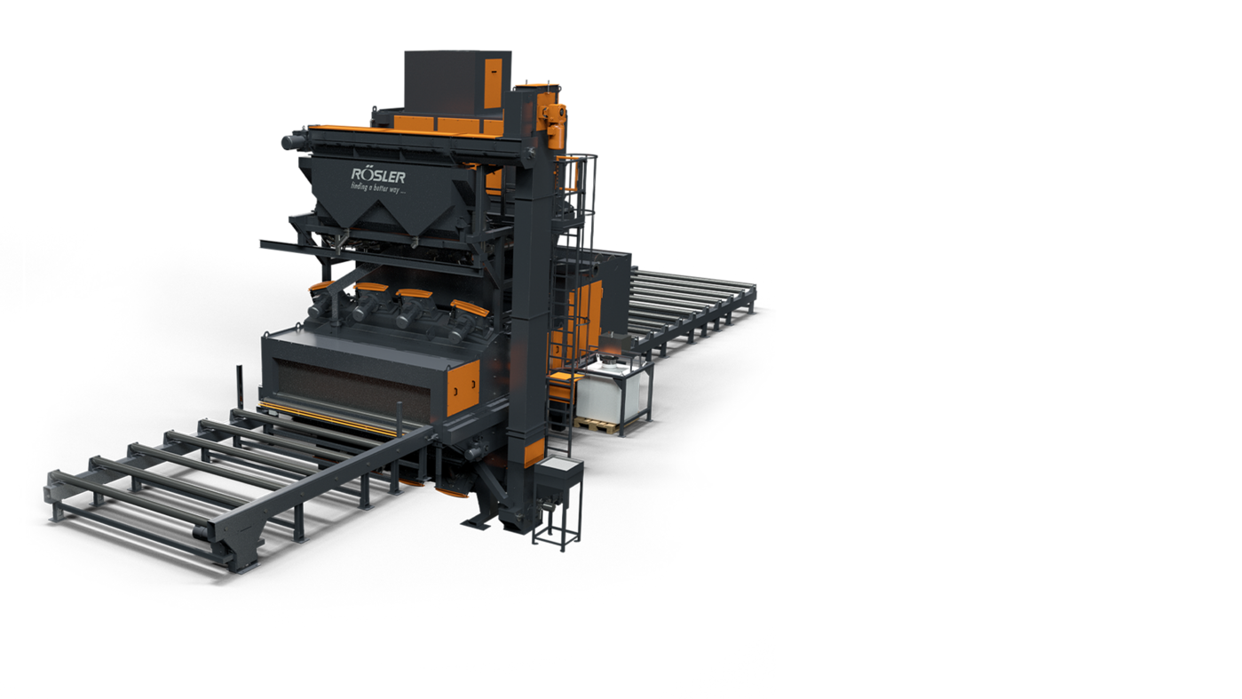 Roller conveyor blast machines Rösler Group