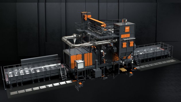 Roller Conveyor Blast Machine Roller Conveyor Blast Machine