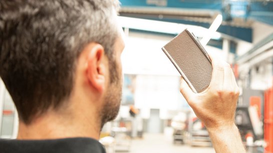 Throwing blades in Y-shape, used in the Rutten Gamma turbines