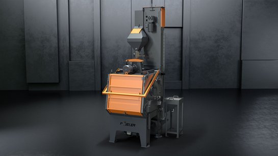 Rösler Tumble Belt Blast Machine RMBC