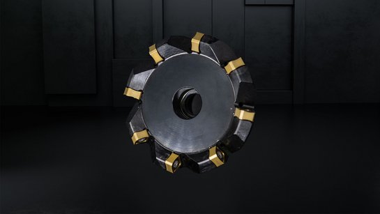 Milling head with carbide inserts
