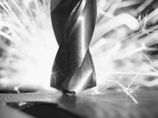 Hardened drill bit
